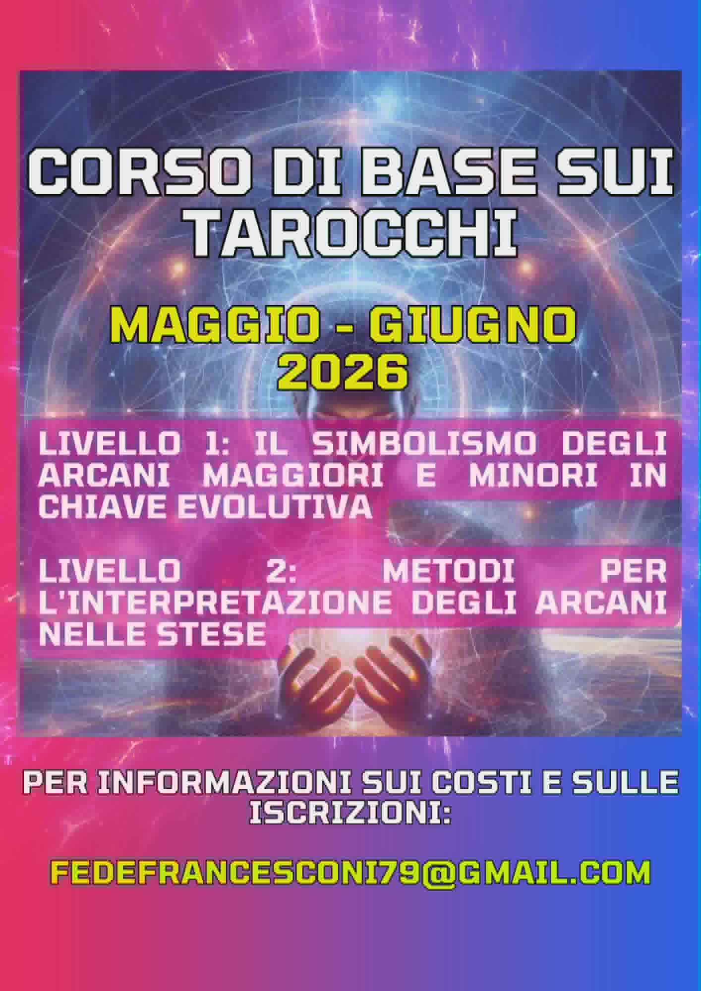 Locandina di CORSO DI BASE SUI TAROCCHI